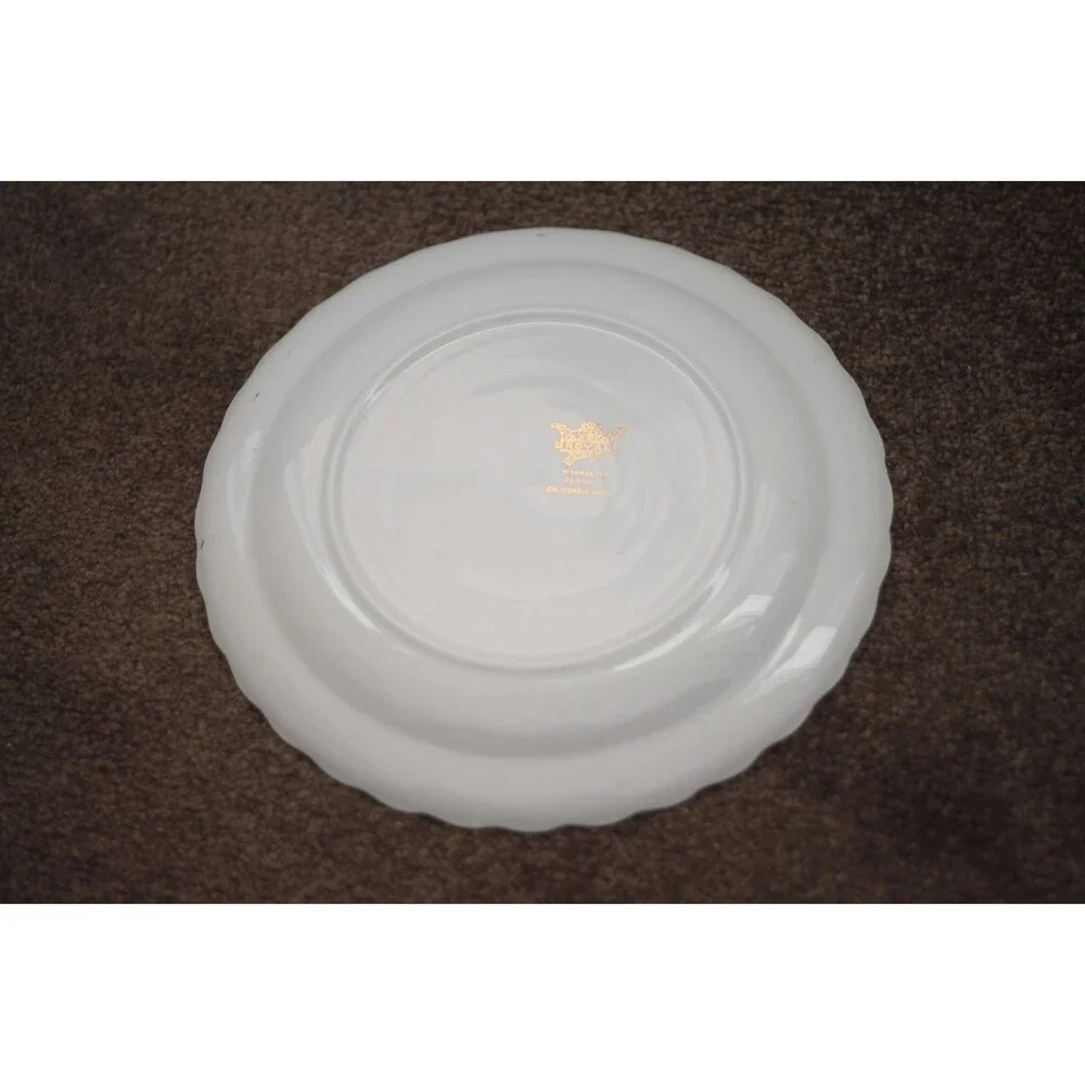 California Morn plate by Royal China 1960s